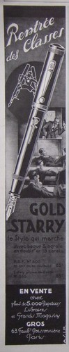 Publicité 1929 gold starry - publicitÉ,