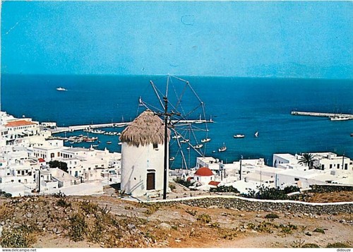 Carte postale moulin à - carte,