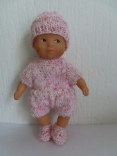 DERNIER vetement poupée mini-calin  corolle 20 cm 3 pieces barboteuse +chapeau+