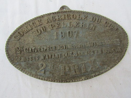 Plaque concours agricole - plaque,