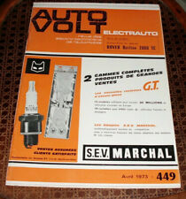 AUTO VOLT N°449 1973   Shéma