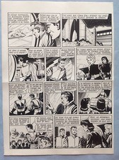 Giordan Grande Planche Originale 2 Planète équilibre , METEOR 110 Artima 1962 BD