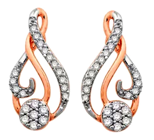 Boucles oreilles diamant - boucles,