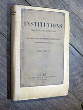 Just Paquet INSTITUTIONS &