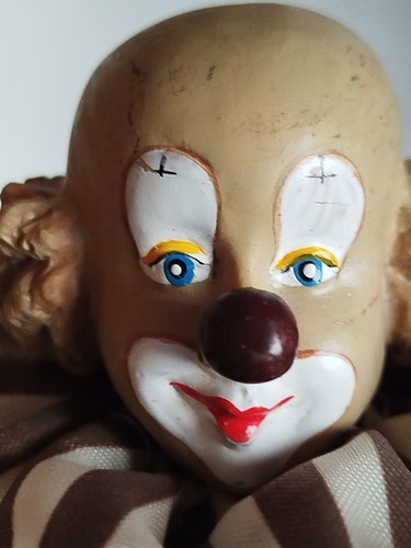 Clown ancien peint - ancien,