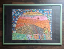 Affiche d’art Hundertwasser – “Der Weg von dir zu mir zurück » (Verkerke 1983)