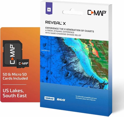 Map reveal lakes south - us,
