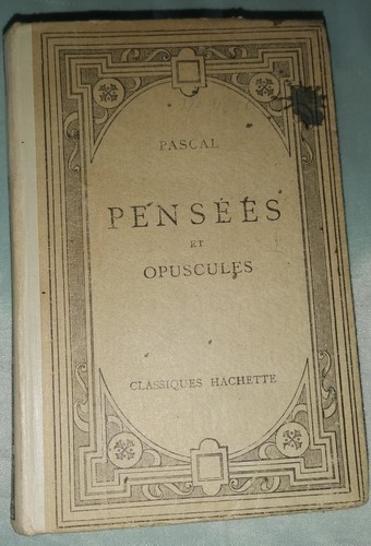Livre ancien blaise - ancien, pascal