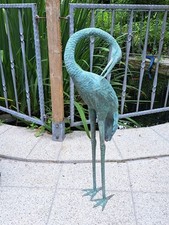 Belle Statue En Bronze, Héron