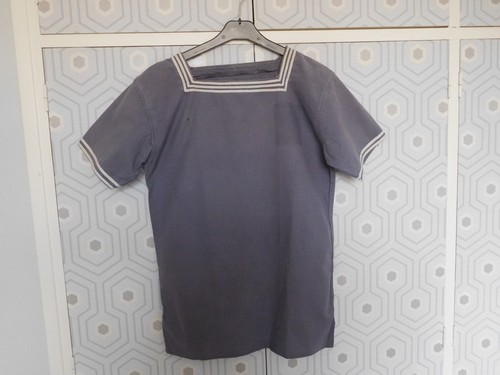 Chemise vareuse gris bleue - chemise,