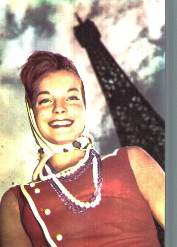 Romy schneider carte postale - romy,