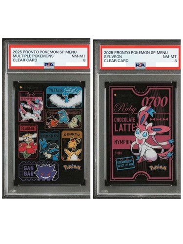 Jeu cartes psa 8 sylveon - de, 2