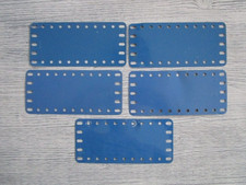 MECCANO: 5 plaques flexibles 14x6cm - réf 192