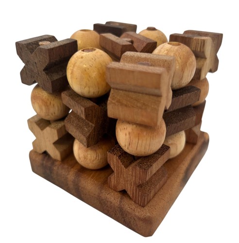 Jeu morpion bois - jeu,