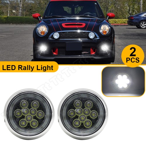 2pcs clear led halo rally - led,