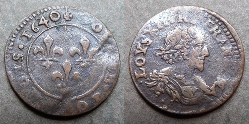 Louis xiii double tournois - -,