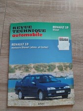 revue technique Renault 19 1.9 D TD GTD TDE rta R19 Diesel R 19 1989 1994