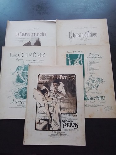 Lot partitions anciennes - lot,