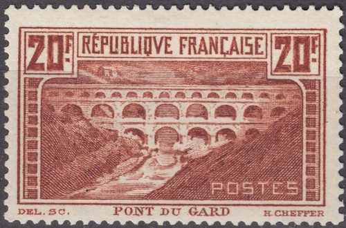 1929 1931 pont gard t - 1931, y&t
