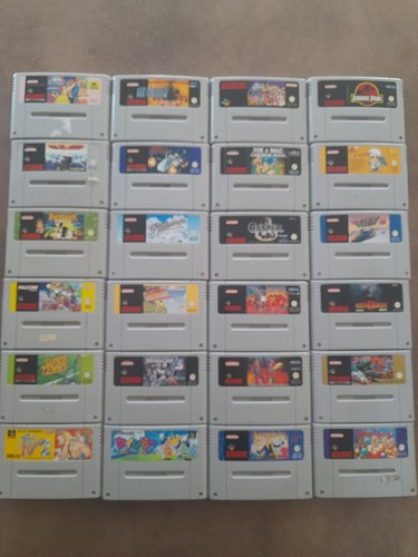 Lot jeux super nintendo - 24,