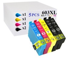 Cartouches EPSON compatibles 603 XL ( série étoile de mer) Pack 5 cartouches XL