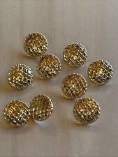 Boutons CHANEL Losange Doré