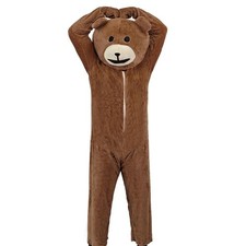 Costume de mascotte d'ours drôle de dessin animé pour événements