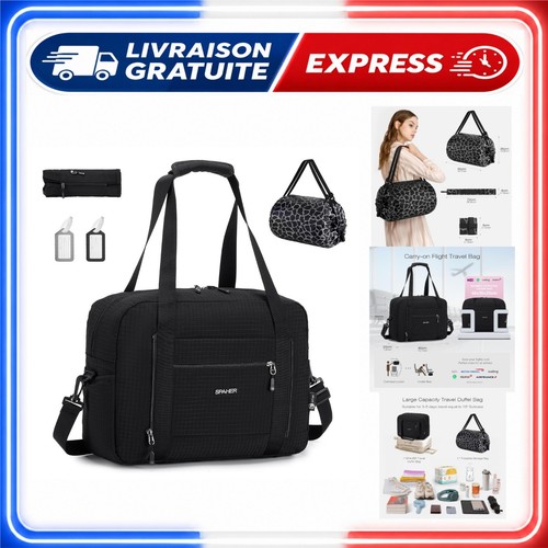Sac voyage pliable 40x30x20 - sac, de