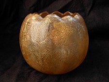 LEGRAS,MONTJOYE ?,ANTIQUE FRENCH ACID ETCHED GLASS VASE,ART NOUVEAU.