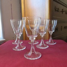 6 verres a vin rouge en