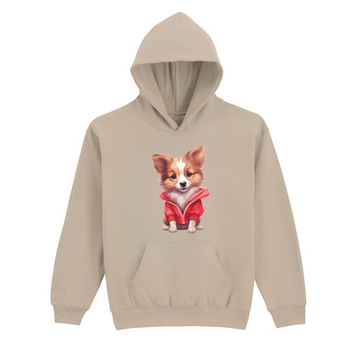 Sweat capuche rouge pour - sweat,