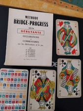 carte à jouer 2 jeux de 52 cartes avec notice pour le bridge quelq cartes tâches
