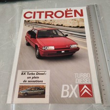brochure concessionnaire CITROEN - BX TURBO DIESEL - 1988 -  8 pages