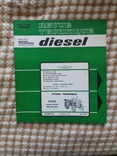 Revue Technique Ford 5000 5095 7000moteurs ford 2500 2713 E Rt agricole tracteur