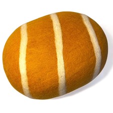 Handmade Orange Wool Felt