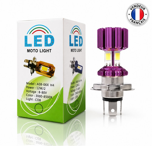 Ampoule led moto scooter - h4,