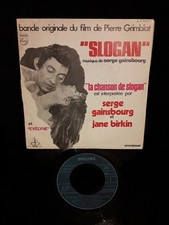 JANE BIRKIN SERGE GAINSBOURG BANDE DU FILM SLOGAN PIERRE GRIMBLAT PHILIPS 1969