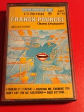 Franck Pourcel, chanson d'amour, grand orchestre  rare en k7 - casette . 1977 .