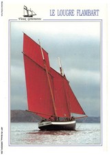 ARTP8-0520-BATEAU - vieux gréement - le lougre flambart