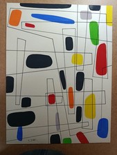 Oeuvre sous verre de Xavier