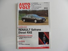 revue automobile AUTO VOLT schéma-fiche RENAULT SAFRANE diesel RXE n° 705