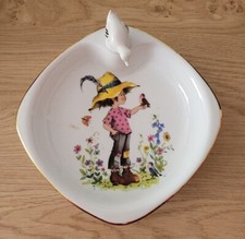 Assiette à bouillie ancienne