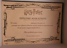 Diplôme Marathon HARRY POTTER Cinémas Gaumont Pathé Neuf !