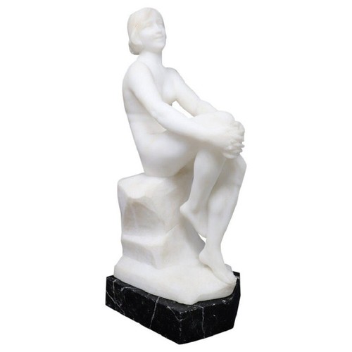 Sculpture art déco marbre - sculpture,