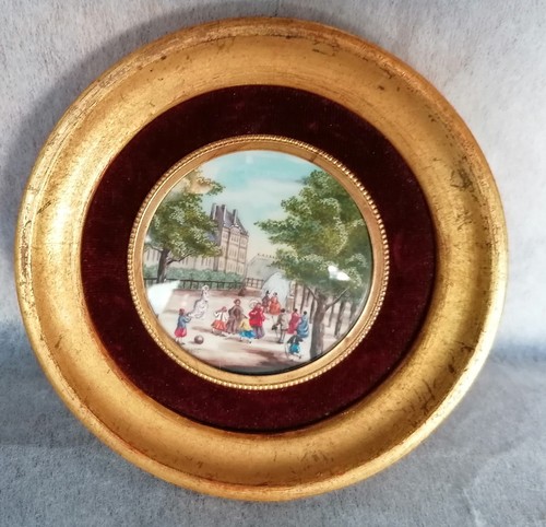 Ancien cadre peinture - ancien,