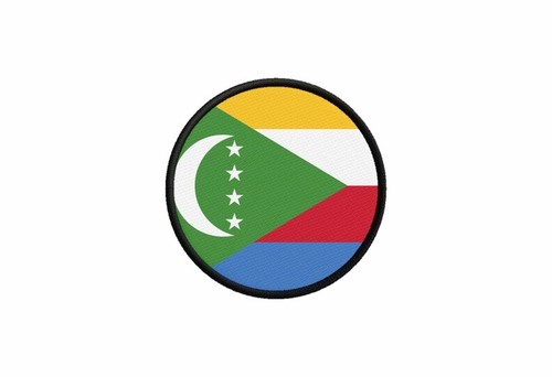 Patch ecusson drapeau comores