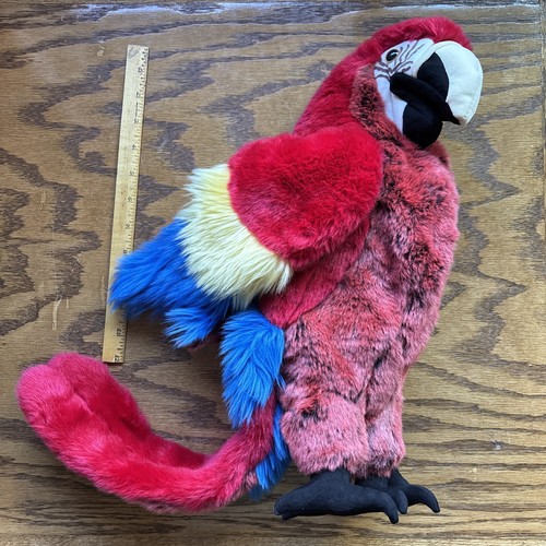 Folkmanis scarlet macaw - folkmanis, puppet