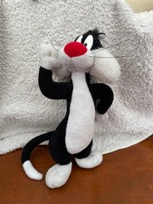 Peluche SYLVESTRE GROS MINET  Looney Tunes Titi et Grosminet DE 22  cm