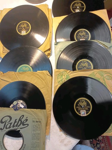 Lot disques tours - 78, –