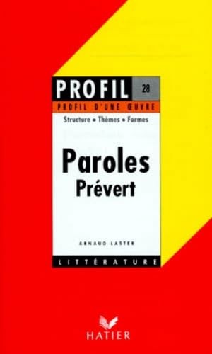 Paroles prévert jacques - prévert,,